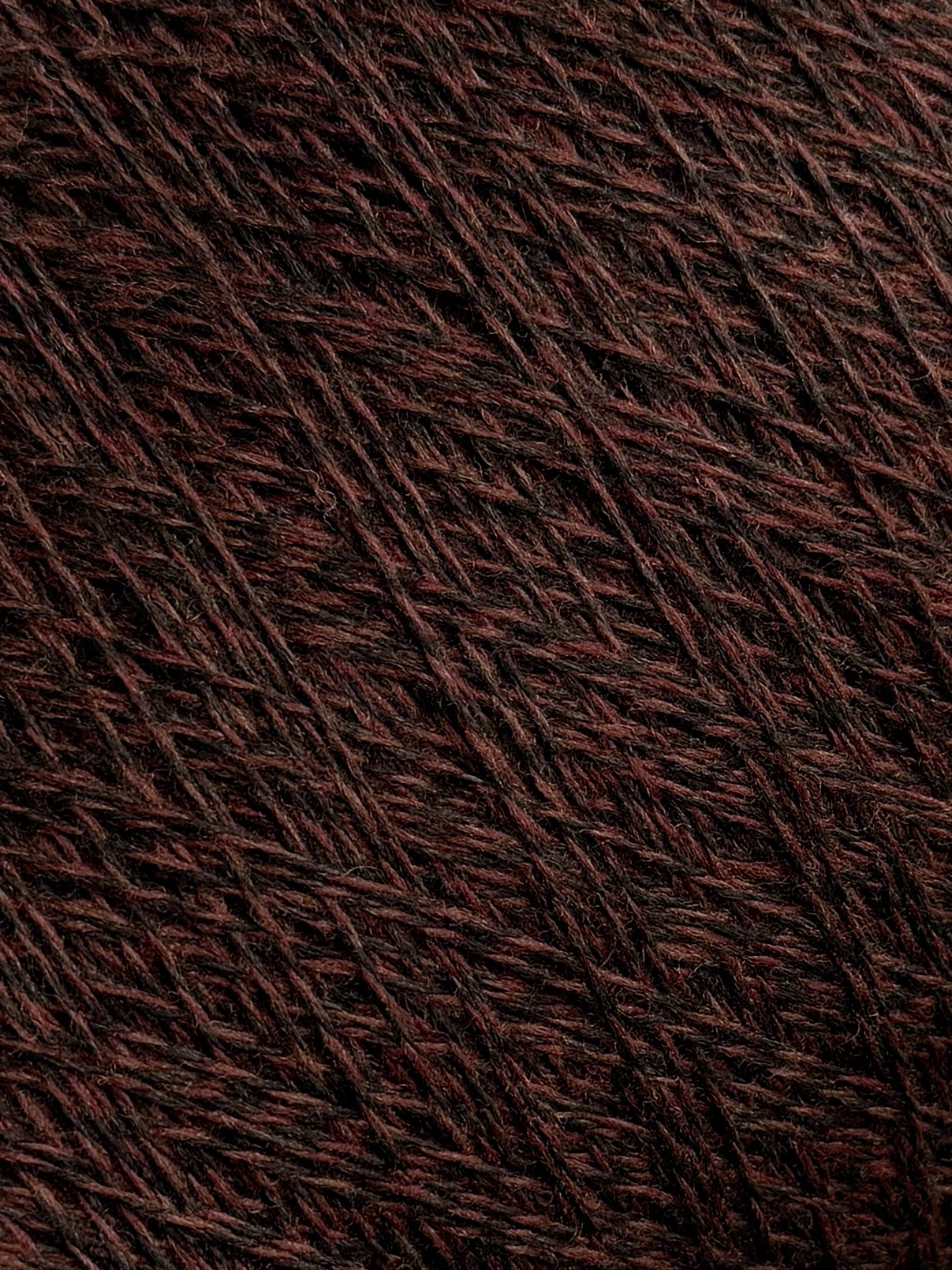 Botto Poala Art. Camargue 2/15 – Merino Supergeelong mouliné Garn col. C445 Braun-Schwarz